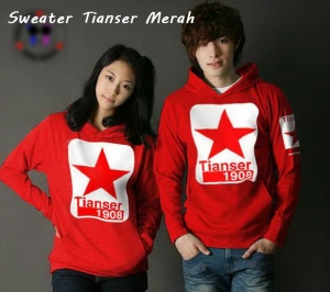 Sweater Tianser Merah